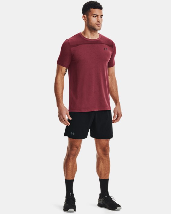 Men's UA Elevated Woven 2.0 Shorts in Black image number 2